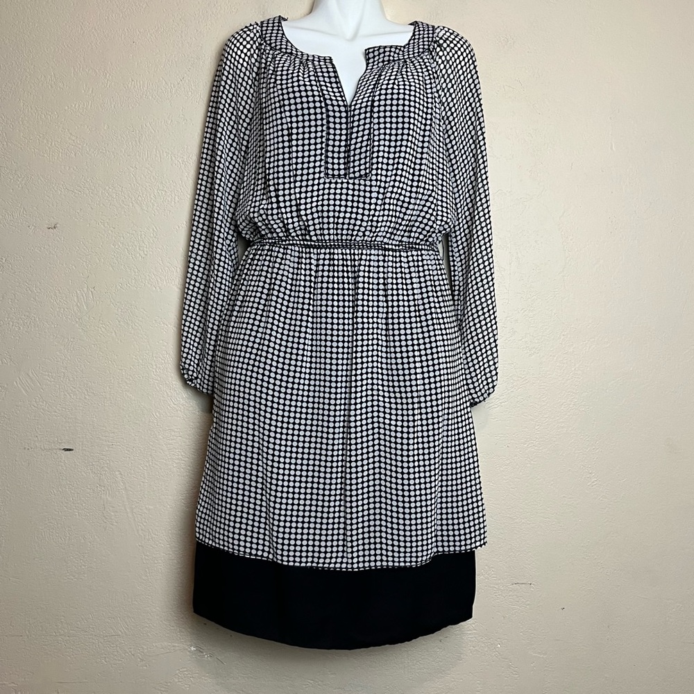 Chosse 5 Ítems For$30‎  Max edition long sleeve black/white dots Drees